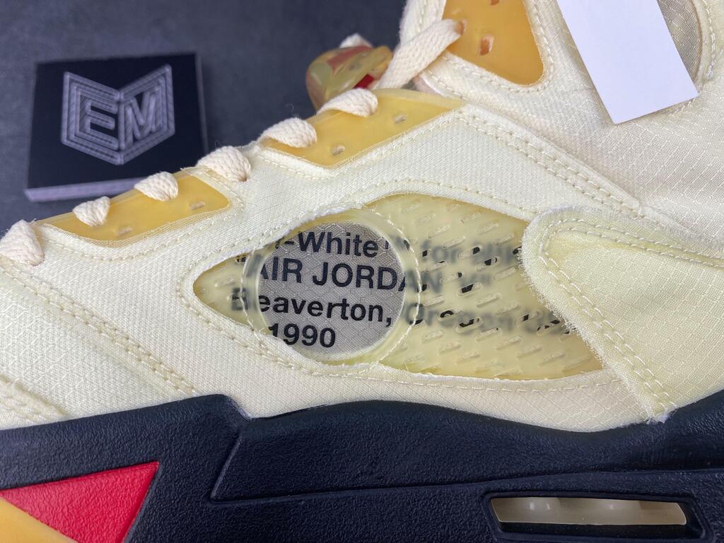 Nike Air Jordan 5 Retro OFF-WHITE Sail