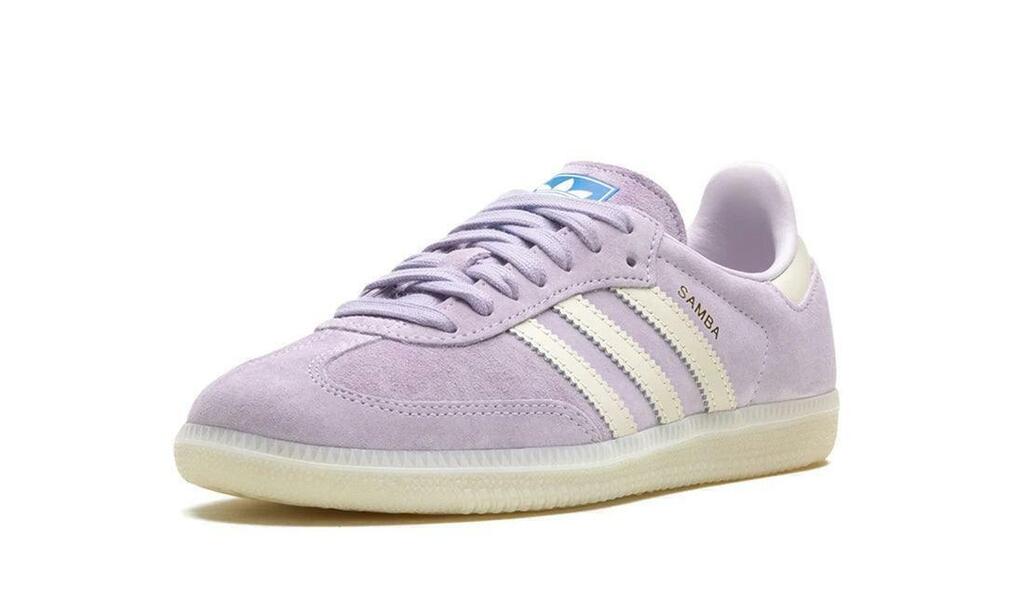 Adidas Samba OG Feminino "Silver Dawn" Roxo