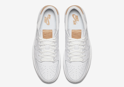 Nike Air Jordan 1 Retro Low OG Premium 'White Vachetta"