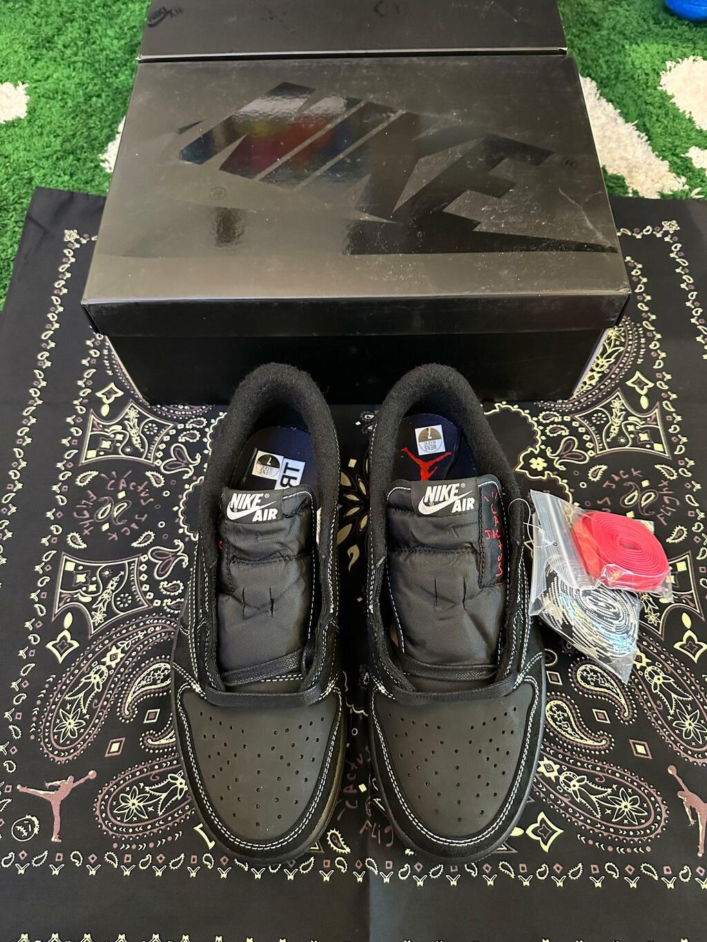 Nike Air Jordan 1 Retro Low OG SP Travis Scott Black Phantom