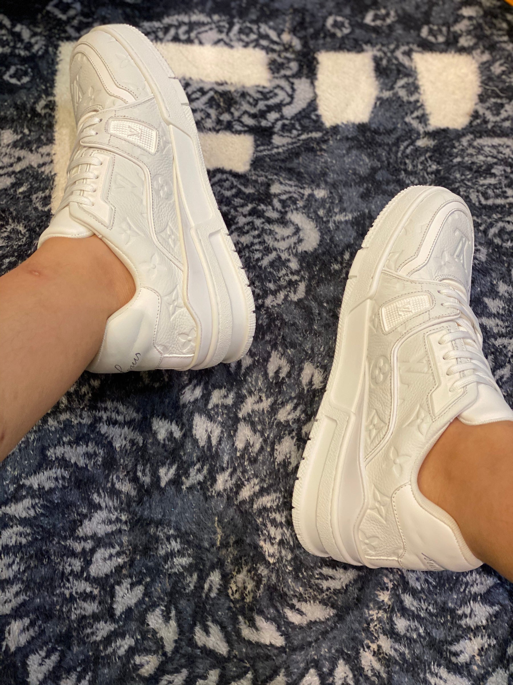 Louis Vuitton Trainer Triple White