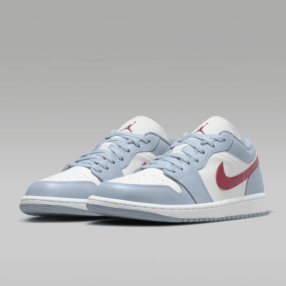 Nike Air Jordan 1 Low Blue Grey White Dune Red