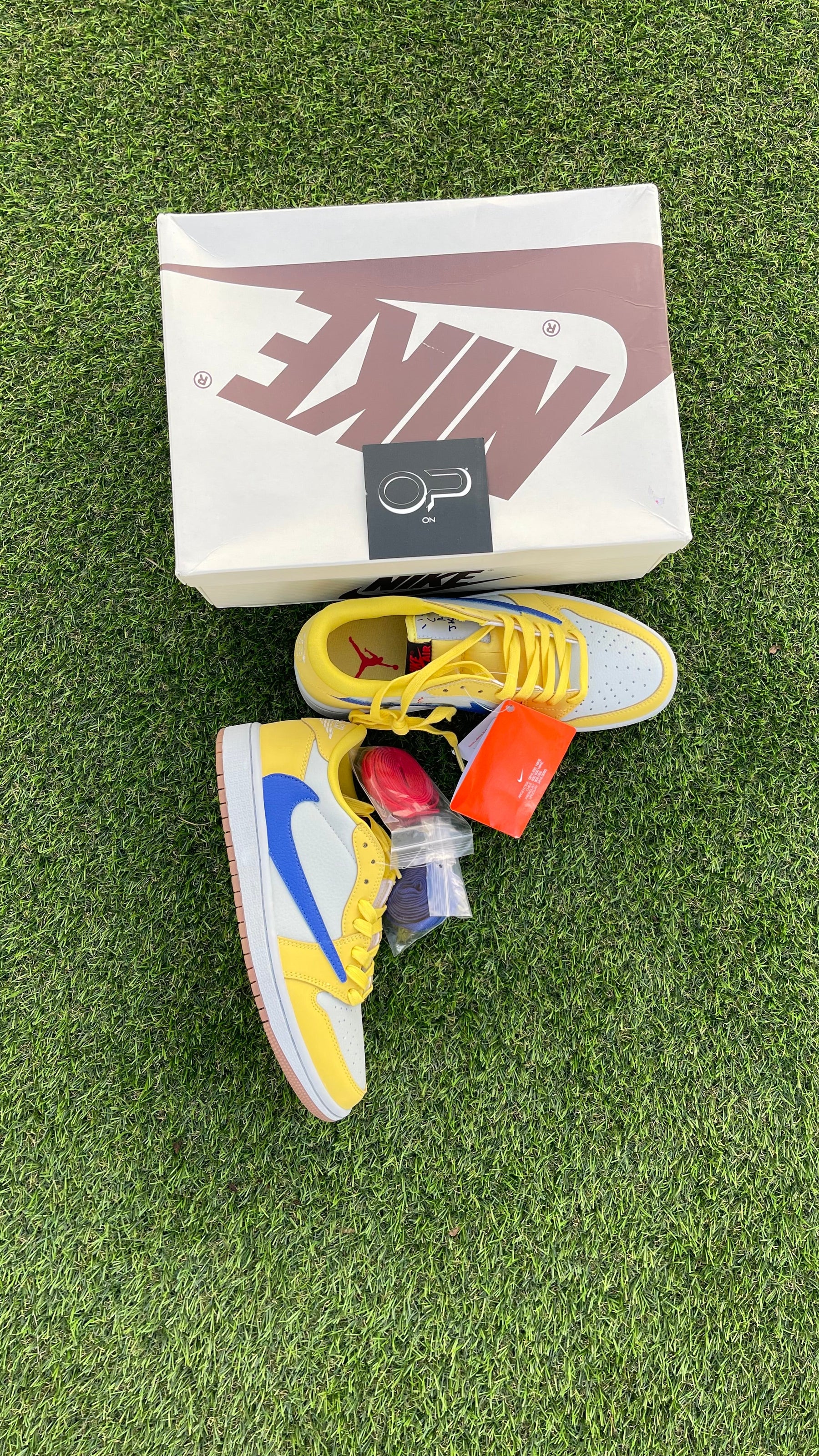 Travis Scott x Air Jordan 1 Low OG Canary