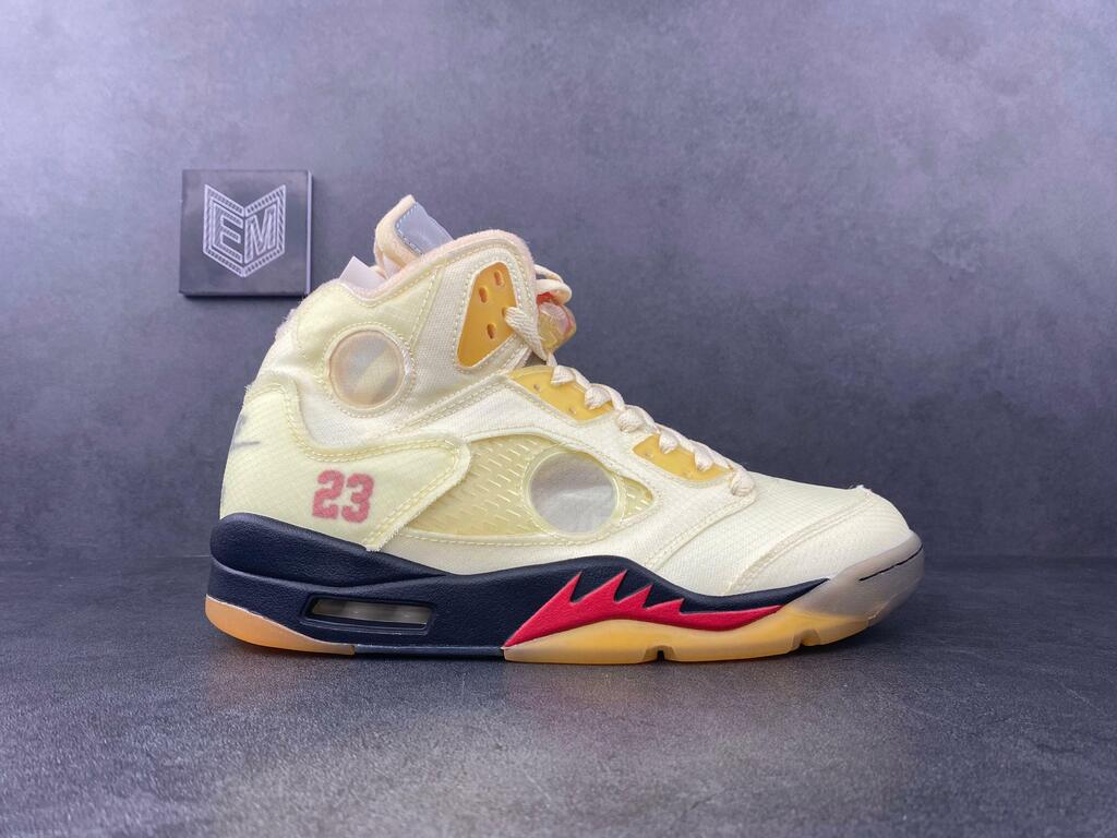 Nike Air Jordan 5 Retro OFF-WHITE Sail