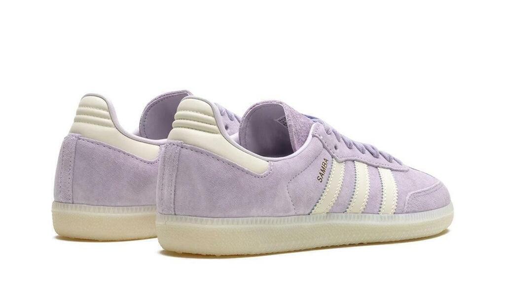 Adidas Samba OG Feminino "Silver Dawn" Roxo