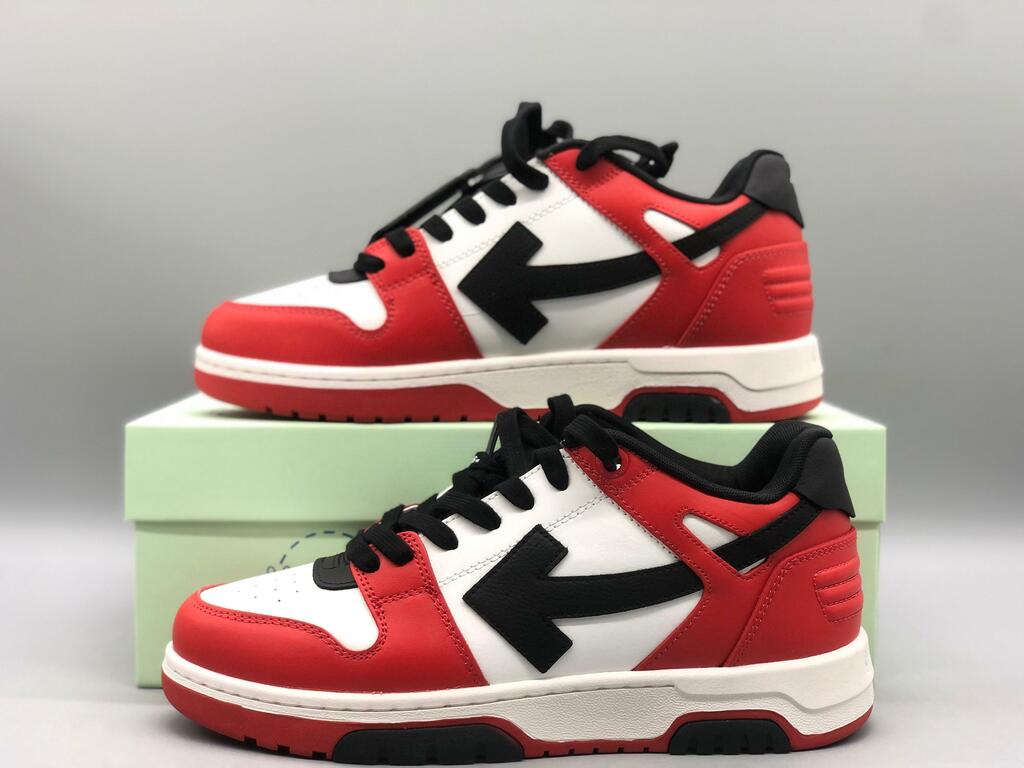 Tênis Off-White Black White Red