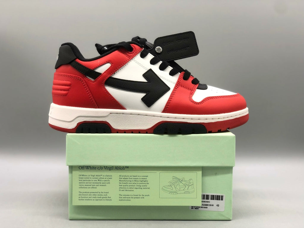 Tênis Off-White Black White Red