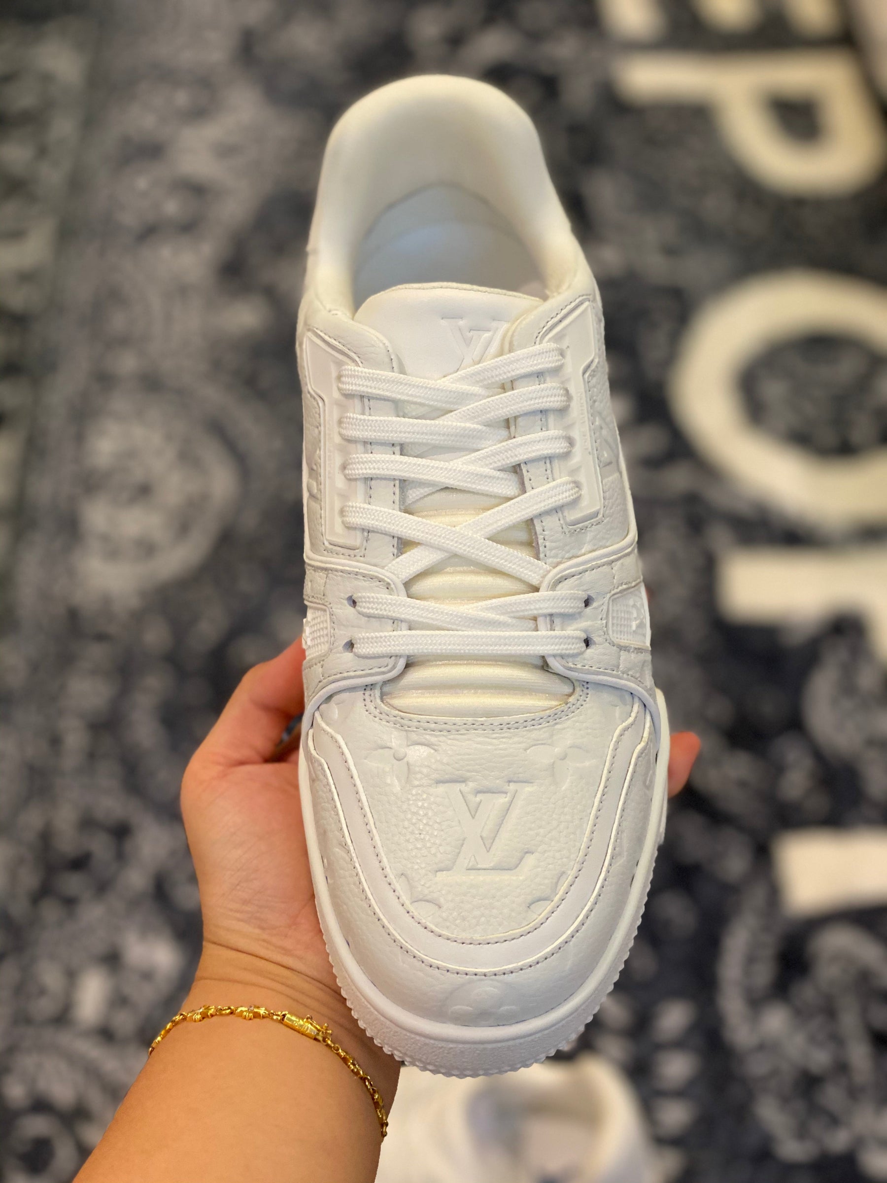 Louis Vuitton Trainer Triple White