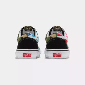 BAPE x Vans Old Skool LX Abc Camo Pink Blue Green