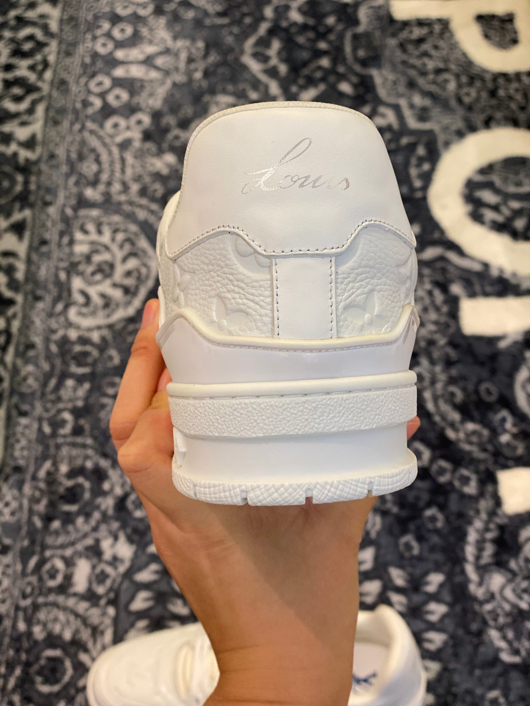 Louis Vuitton Trainer Triple White