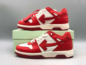 Tênis Off-White Tops Bright Red White