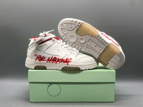 Tênis Off-White For Walking White Red