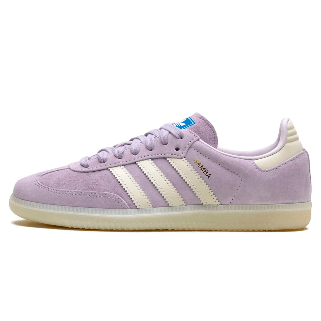 Adidas Samba OG Feminino "Silver Dawn" Roxo