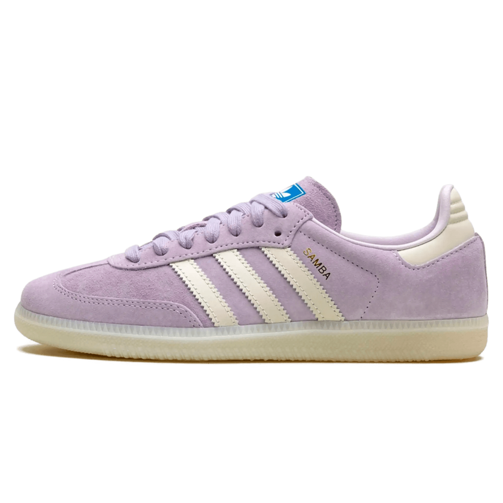 Adidas Samba OG Feminino "Silver Dawn" Roxo