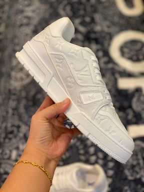 Louis Vuitton Trainer Triple White
