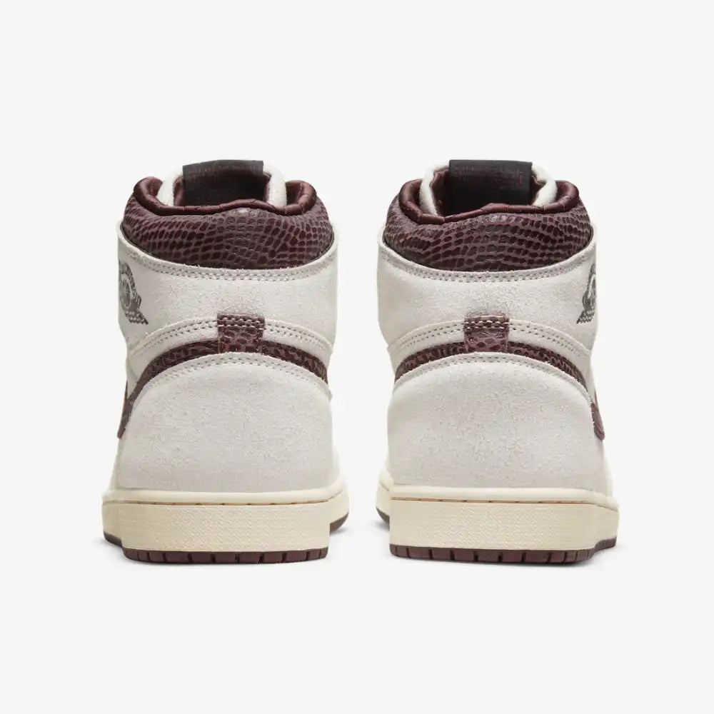 A Ma Maniere x Air Jordan 1 Sail and Burgundy