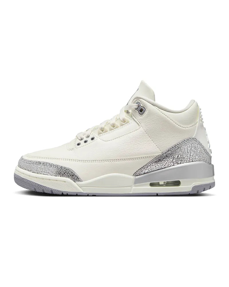 NIKE AIR JORDAN 3 SAIL AND CEMENT GREY