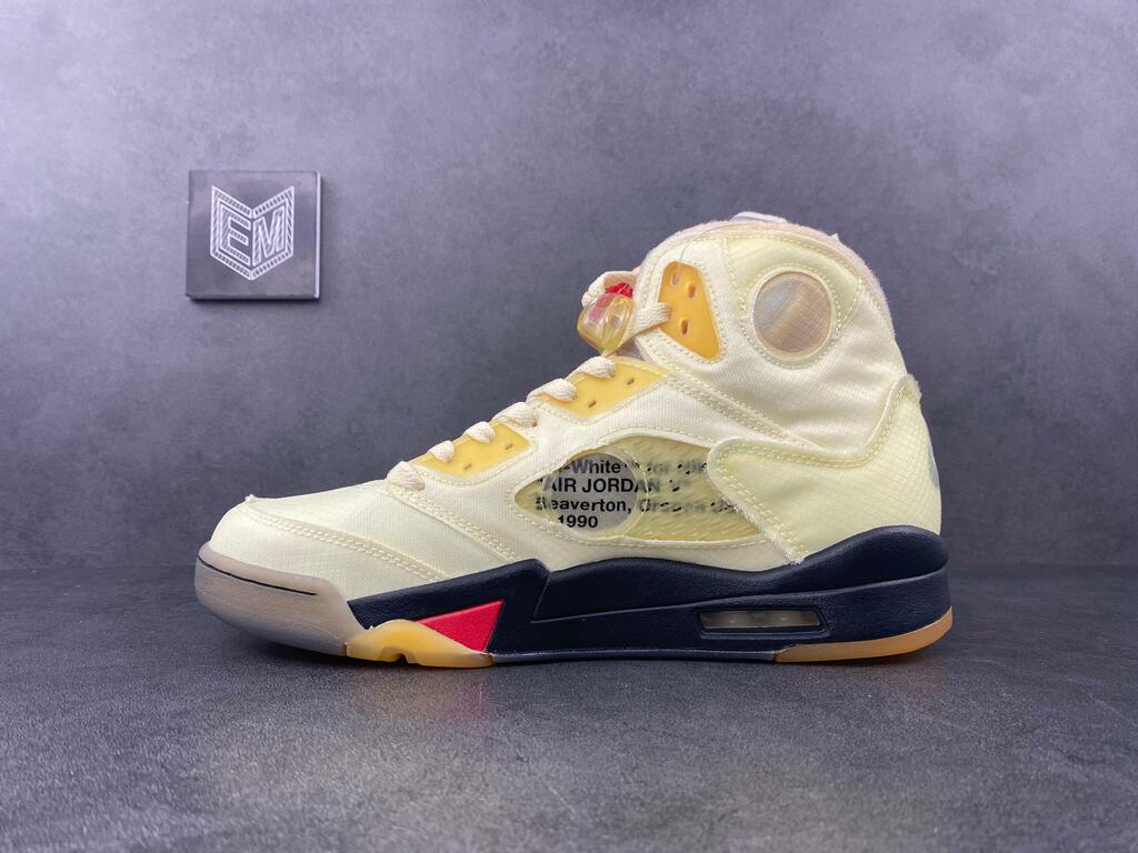 Nike Air Jordan 5 Retro OFF-WHITE Sail
