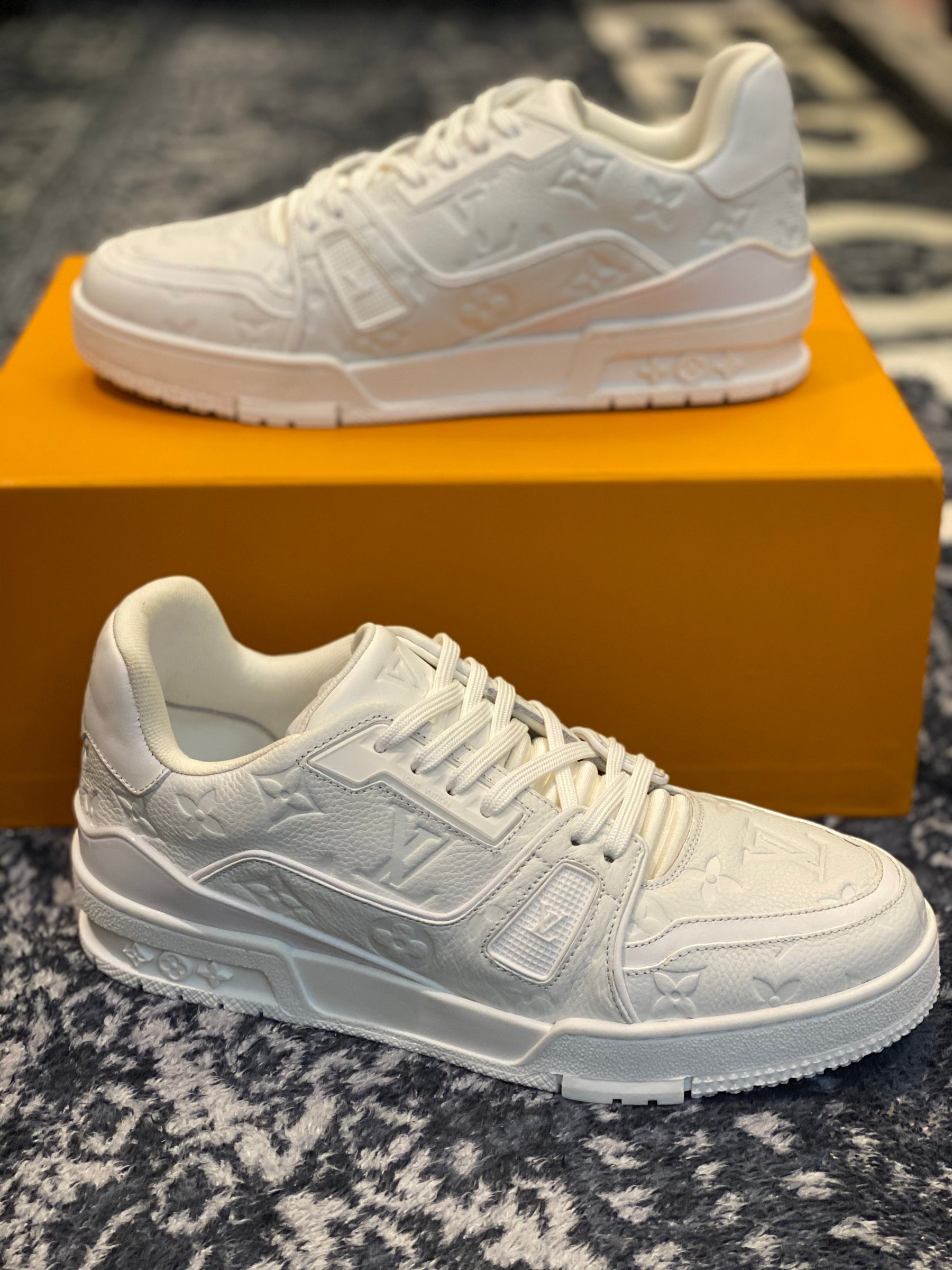 Louis Vuitton Trainer Triple White