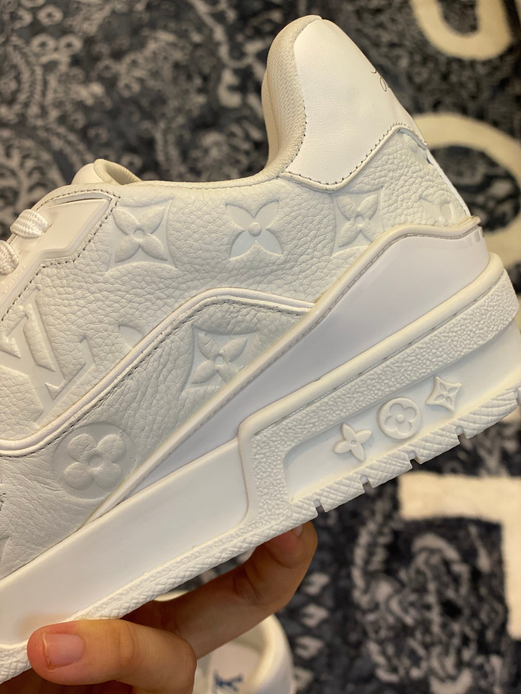 Louis Vuitton Trainer Triple White