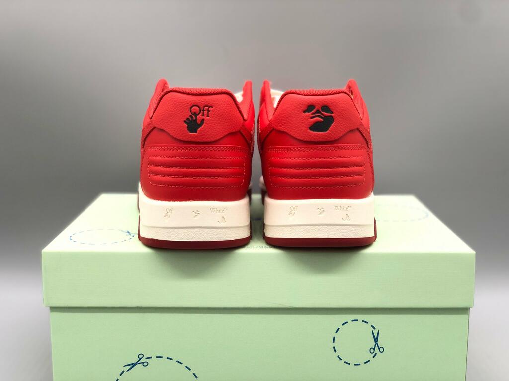 Tênis Off-White Tops Bright Red White