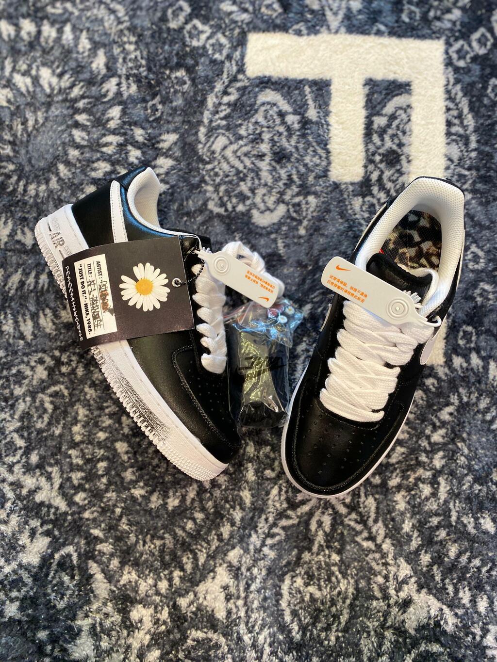 G-Dragon x Nike Air Force 1 Peaceminusone Paranoise Black