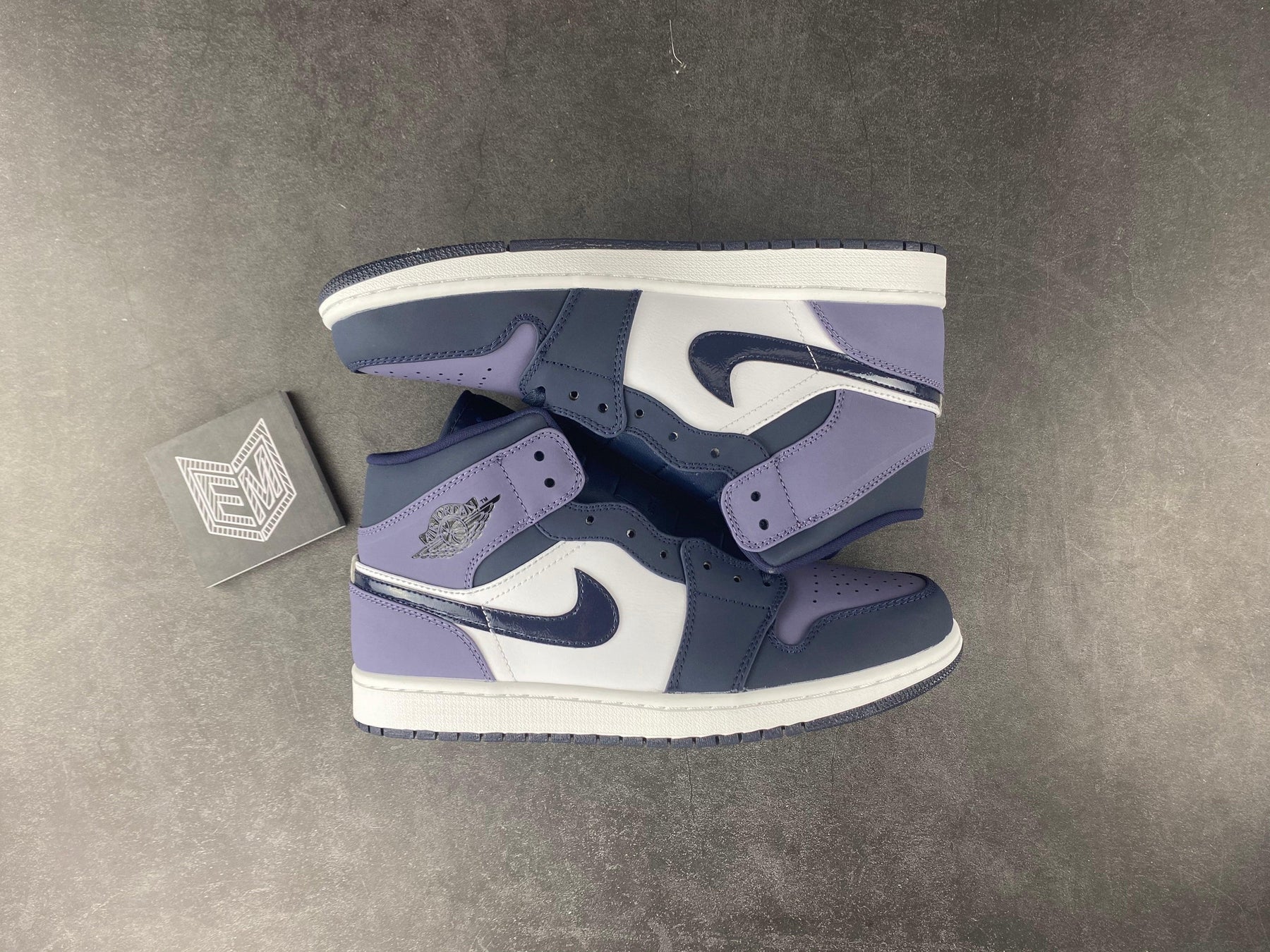 Nike Air Jordan 1 Mid Obsidian Sanded Purple