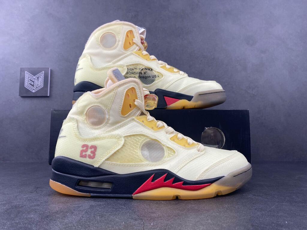 Nike Air Jordan 5 Retro OFF-WHITE Sail