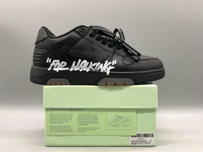 Tênis Off-White Low Tops "For Walking" Black White