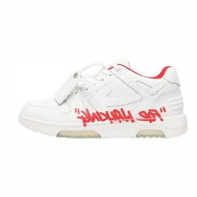 Tênis Off-White For Walking White Red